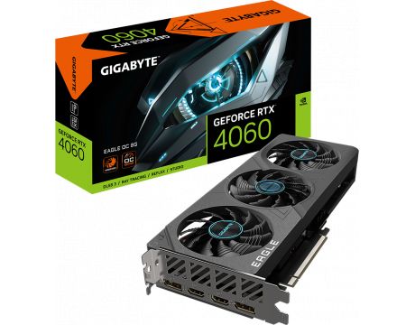 GIGABYTE GeForce RTX 4060 8GB EAGLE OC DLSS 3 на супер цени