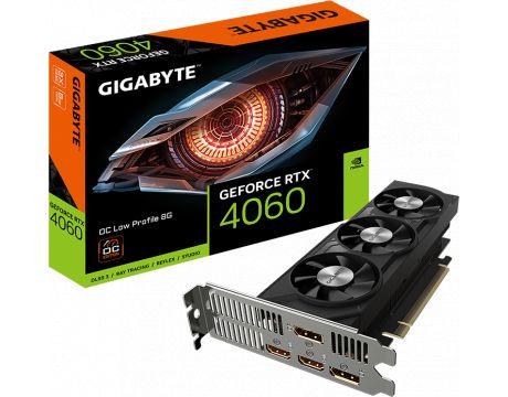 GIGABYTE GeForce RTX 4060 8 GB OC Low Profile DLSS 3 на супер цени