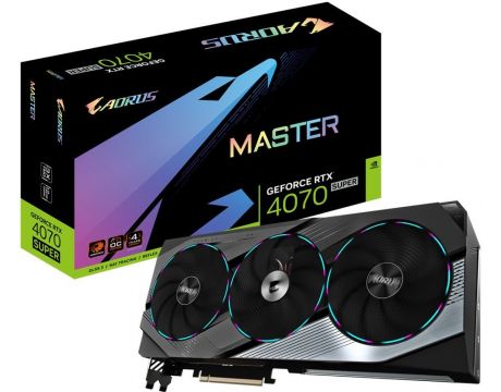 GIGABYTE GeForce RTX 4070 Super 12GB AORUS MASTER DLSS 3 на супер цени