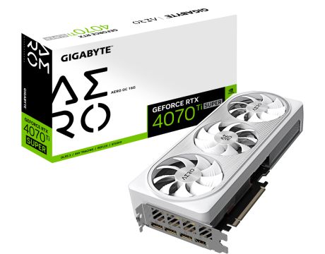 GIGABYTE GeForce RTX 4070 Ti Super 16GB AERO OC DLSS 3 на супер цени