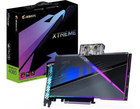 GIGABYTE GeForce RTX 4080 16GB AORUS XTREME WATERFORCE WB DLSS 3 на супер цени