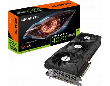 GIGABYTE GeForce RTX 4070 Ti Super 16GB WINDFORCE MAX OC DLSS 3 на супер цени