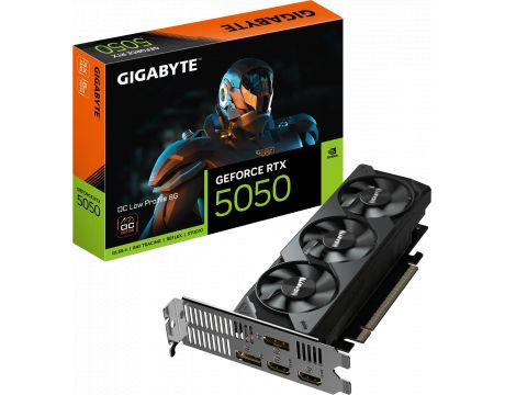 GIGABYTE GeForce RTX 5050 8GB Low Profile OC DLSS 4 на супер цени