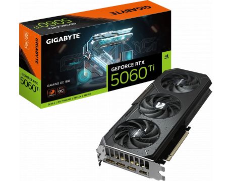 GIGABYTE GeForce RTX 5060 Ti 16GB GAMING OC DLSS 4 на супер цени