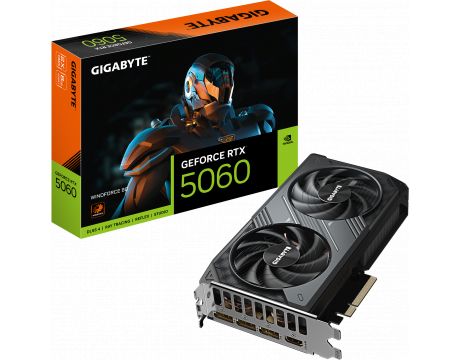 GIGABYTE GeForce RTX 5060 8GB WINDFORCE DLSS 4 на супер цени