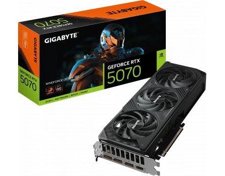 GIGABYTE GeForce RTX 5070 12GB WINDFORCE OC SFF DLSS 4 на супер цени