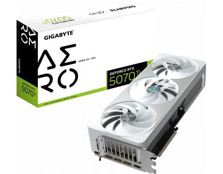 GIGABYTE GeForce RTX 5070 Ti 16GB AERO OC DLSS 4 на супер цени