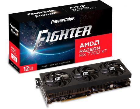 PowerColor Radeon RX 7700 XT 12GB Fighter OC на супер цени