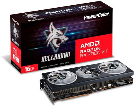 PowerColor Radeon RX 7800 XT 16GB Hellhound OC на супер цени