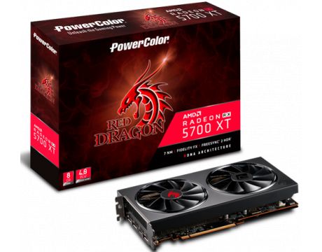 PowerColor Radeon RX 5700 XT 8GB Red Dragon на супер цени