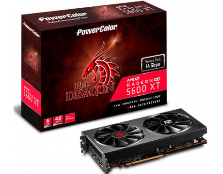 PowerColor Radeon RX 5600 XT 6GB Red Dragon на супер цени