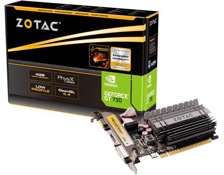 Zotac GeForce GT 730 4GB Zone Edition на супер цени