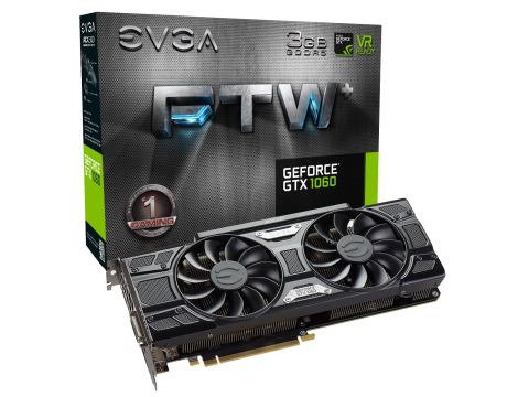 EVGA GeForce GTX 1060 3GB FTW + GAMING ACX3.0 на супер цени