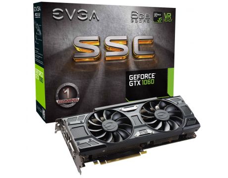 EVGA GeForce GTX 1060 6GB SSC GAMING ACX 3.0 на супер цени