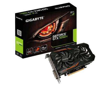 GIGABYTE GeForce GTX 1050 Ti 4GB Windforce OC на супер цени