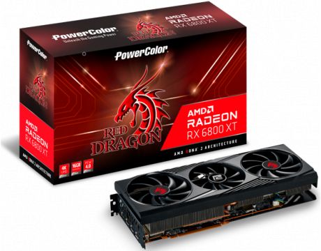 PowerColor Radeon RX 6800 XT 16GB Red Dragon OC на супер цени