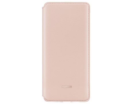 Wallet Cover за HUAWEI P30 Pro, розов на супер цени