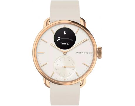 WITHINGS ScanWatch 2, 38 мм, златист/сив на супер цени