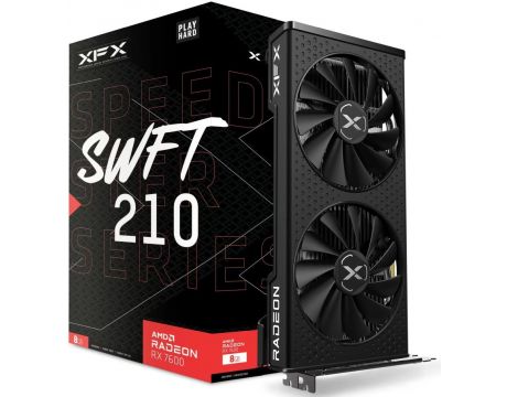 XFX Radeon RX 7600 8GB Speedster Swft 210 Core на супер цени