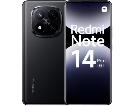Xiaomi Redmi Note 14 Pro+ 5G, 12GB, 512GB, Midnight Black на супер цени