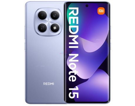 Xiaomi Redmi Note 15 4G, 8GB, 256GB, Purple на супер цени