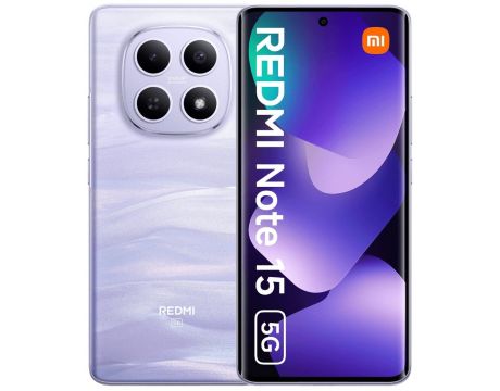 Xiaomi Redmi Note 15 5G, 8GB, 256GB, Mist Purple на супер цени