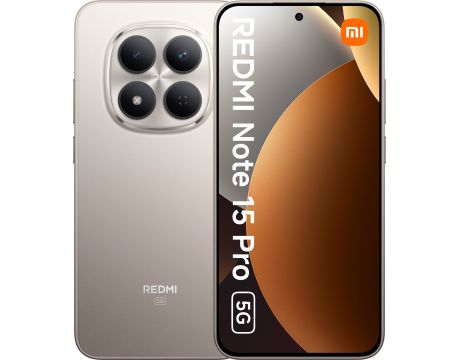Xiaomi Redmi Note 15 Pro 5G, 8GB, 256GB, Titanium на супер цени