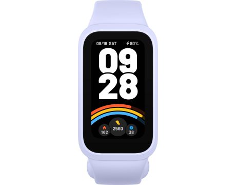 Xiaomi Smart Band 9 Active, 45 мм, лилав на супер цени