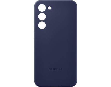 Samsung Silicon за Samsung Galaxy S23+, тъмносин на супер цени