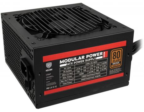 500W Kolink Modular Power 80 PLUS Bronze на супер цени