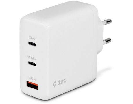 ttec SmartCharger Trio, бял на супер цени
