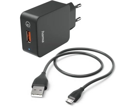 Hama Quick Charger 19.5W, черен на супер цени