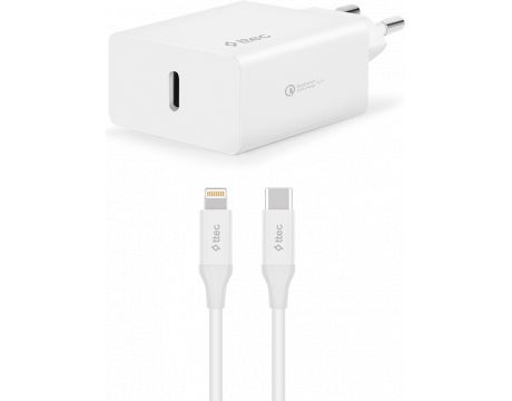 ttec SmartCharger 20W, бял на супер цени