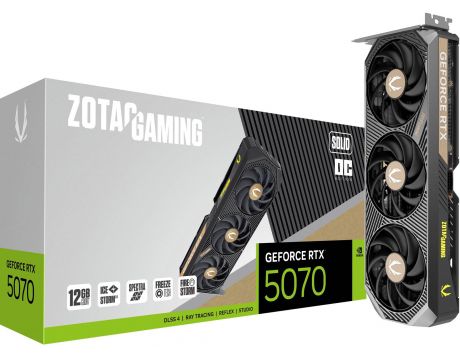 Zotac GeForce RTX 5070 12GB GAMING SOLID OC DLSS 4 на супер цени