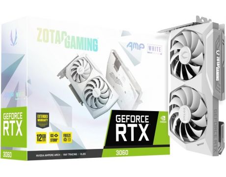 Zotac GeForce RTX 3060 12GB AMP Gaming White Edition на супер цени