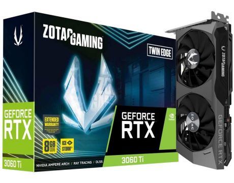 Zotac GeForce RTX 3060 Ti 8GB Twin Edge LHR на супер цени