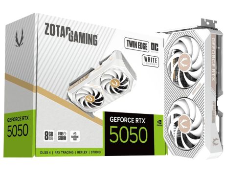 Zotac GeForce RTX 5050 8GB Twin Edge OC White Edition DLSS 4 на супер цени