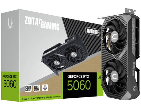 Zotac GeForce RTX 5060 8GB Twin Edge DLSS 4 на супер цени