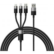 Кабел Baseus StarSpeed USB към Lightning/USB Type-C/micro USB на супер цени