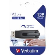 Флаш памет 128 GB Verbatim V3, черен на супер цени