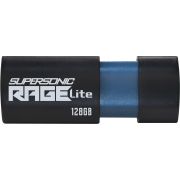 Флаш памет 128GB Patriot Supersonic Rage Lite, черен/син на супер цени