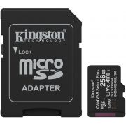 Карта памет  256GB microSD Kingston Canvas Select Plus и SD адаптер, черен на супер цени
