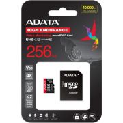 Карта памет 256GB microSDXC ADATA, черен/червен на супер цени