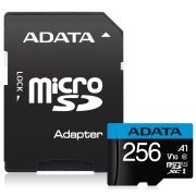 Карта памет 256GB microSDXC ADATA Premier + SD адаптер на супер цени