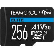 Карта памет 256GB microSDXC Team Group Elite A1, черен на супер цени