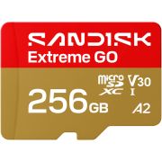 Карта памет 256GB SanDisk Extreme GO UHS-I, червен/златист на супер цени