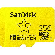 Карта памет  256GB SanDisk Nintendo-Licensed, жълт на супер цени