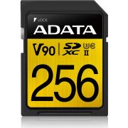 Карта памет 256GB SDXC ADATA Premier ONE, черен/жълт на супер цени
