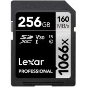 Карта памет 256GB SDXC Lexar 1066x, черен на супер цени