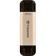 Флаш памет 256GB Transcend JetFlash 930C, златист/черен на супер цени